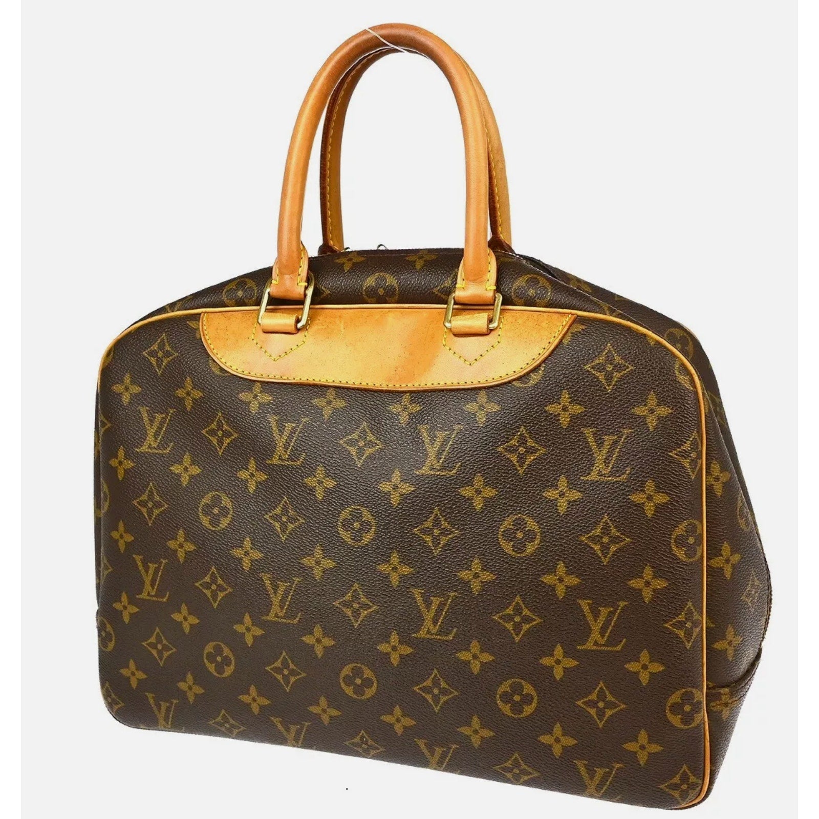 Authentic Vintage LOUIS VUITTON DEAUVILLE BOWLING HANDBAG MONOGRAM