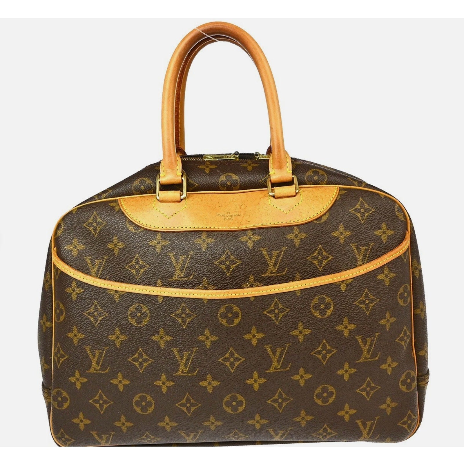 Authentic Vintage LOUIS VUITTON DEAUVILLE BOWLING HANDBAG MONOGRAM